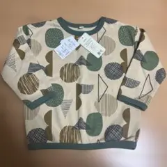 幾何学模様 トレーナー 90cm