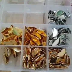 ワニカン　ハンドメイド アクセサリーパーツ 紐留め まとめ売り
