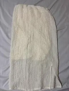 ホワイトタイトスカート Fサイズ　LOWRYSFARM