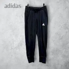 adidas キッズ ブラック　ジョガーパンツ　スウェットパンツ　140 綿のサムネイル