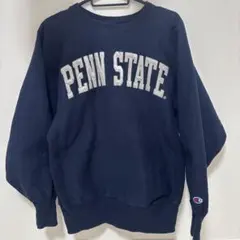 90sチャンピオンリバースウィーブPENN STATE濃紺ネイビーUSA製