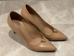 【LOUIS VUITTON】ベージュ パンプス