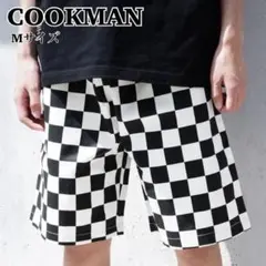 COOKMAN クックマン シェフショートパンツ ハーフパンツ チェッカー Mのサムネイル