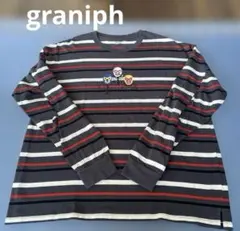 グラニフ　graniph ルチャリーマン ボーダー　長袖