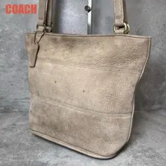 Vintage Coach Sand Nubuc Tribeca Shopper - メルカリ