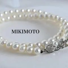 MIKIMOTO アコヤ真珠 ネックレス 2連 6.0 パール テリ強 - メルカリ