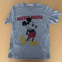 Mickey Mouse ミッキーマウス ￼ユニクロ　半袖　Tシャツ　グレーのサムネイル