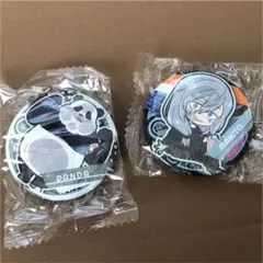 呪術廻戦 ぴた！でふぉめ 缶バッジ 真人＆パンダ