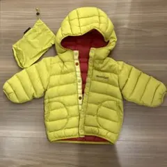 mont-bell ダウンコート イエロー/レッド