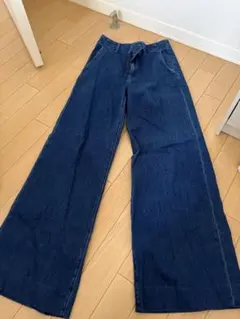 デニム ワイドパンツ UNIQLO