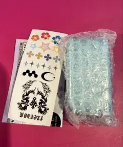 本当に録音再生！なつかしのガラケーマスコット + ライトブルー