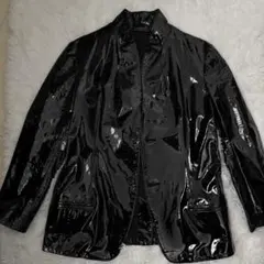 Yohji Yamamoto+Noirエナメルジャケットサイズ2