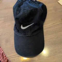 Nikeナイキキャップ帽子ブラック黒フリーサイズスナップバック