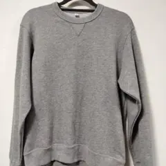 GU グレー クルーネック スウェット S