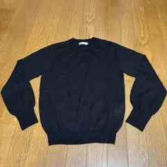 アースミュージックアンドエコロジー　ニット　黒　S 未使用
