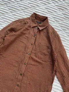 ジャーナルスタンダード　シルク混　長袖チェックシャツ　チェック