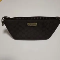 GUCCI アクセサリーポーチ GGパターン ブラウンポーチ
