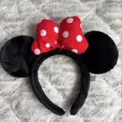 ディズニーカチューシャ　ミニーマウス