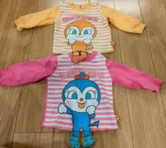 ドキンちゃん＆コキンちゃん冬服裏起毛トレーナー双子セット