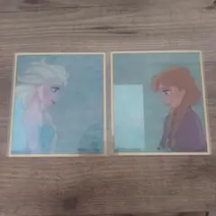 アナと雪の女王 クリア色紙 2枚セット