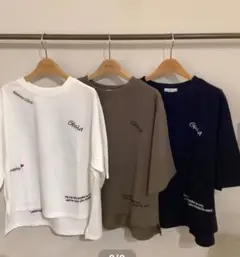 新品未使用CYNICAL(シニカル) 25L/S 刺繍ロゴTシャツ　ブラック