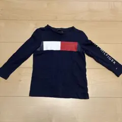 Tommy Hilfiger ネイビー 長袖Tシャツ 100cm