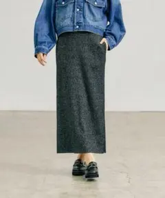グローバルワーク ロングスカート ラメ キラキラ 黒 ZARA 韓国 リブ