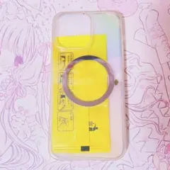 iPhone14 pro/promax スマホケース 磁石 リング