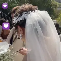 ヘッドドレス ウェディング