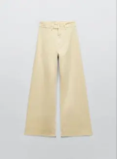 ZARA ZW ハイウエスト　デニムパンツ