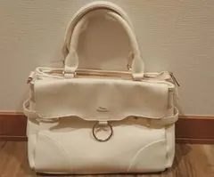 レディース ハンドバック(ホワイト) 最終価格‼️