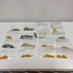 金属製チェーンとビーズのセット