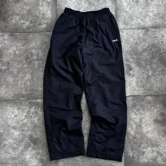 FILA ナイロンパンツ ネイビー　ワイド イージーパンツ Y2K ストリート
