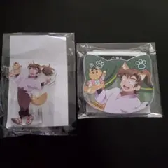 忍たま乱太郎　ナンジャタウン　マグネットバッジ　ミニアクリルスタンド　善法寺伊作