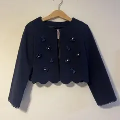 メゾピアノ ネイビー ジャケット 120cm