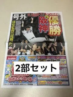 阪神タイガース　リーグ優勝　2025 号外　サンスポ　2部セット