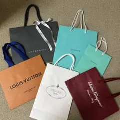 Louis Vuitton他ブランドショッパー6セット