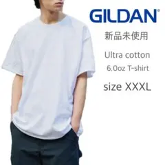 新品未使用 ギルダン ウルトラコットン 無地 半袖Tシャツ ホワイト 3XL