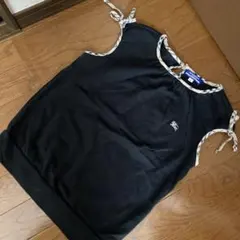 Burberryブルーレーベル　ノバチェック　y2k ノースリーブ　半袖　38