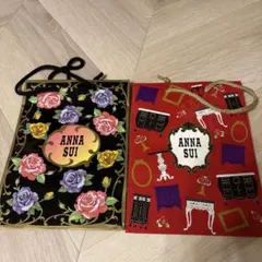 ANNA SUI ショッパー ショップ袋2枚セットのサムネイル