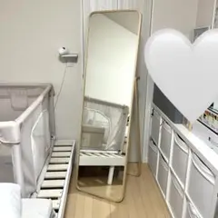 引き取り限定　千葉県船橋市　IKEA イコルネス 全身鏡 ミラー 姿見のサムネイル