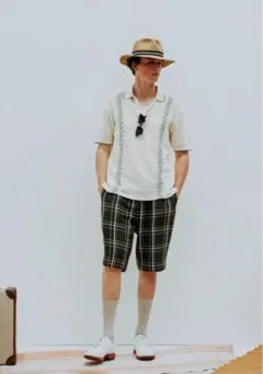 BEAMS PLUS ニットポロ AIME LEON DORE SUPREME - メルカリ