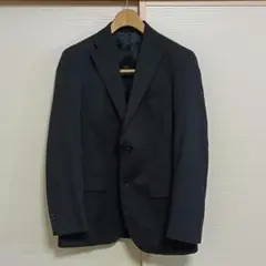 背抜き Mサイズ 黒【美品】UNIQLO ユニクロ　ウール ジャケット