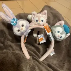 香港　ディズニー　限定　カチューシャ　ダッフィフレンズ　レア