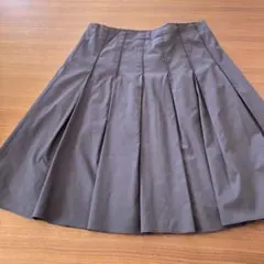 UNTITLED ブラウン プリーツスカート サイズ2