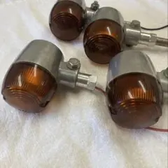 アルミ製ビンテージウインカー クラシック ビンテージ レトロ 管040358