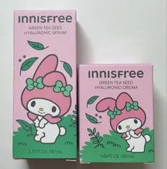 イニスフリー グリーンティーシード ヒアルロン セラム クリーム マイメロ