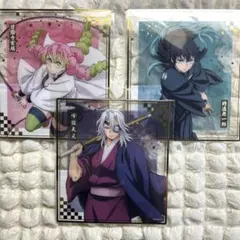 甘露寺蜜璃 時透無一郎 宇髄天元 クリア色紙