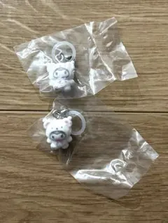 サンリオ ふわふわスノー ガチャガチャ クロミ 2点セット