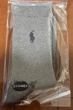 新品　未開封　Polo Ralph Lauren グレー ソックス